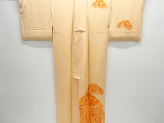  草花模様訪問着